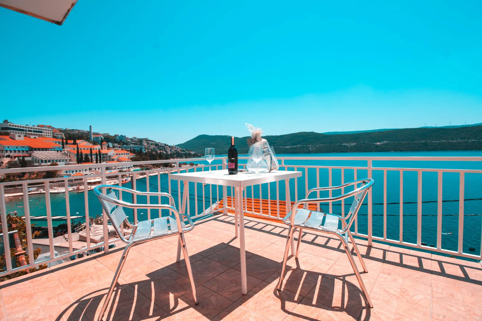 Villa Soldo — pogled na Neum i Jadransko more